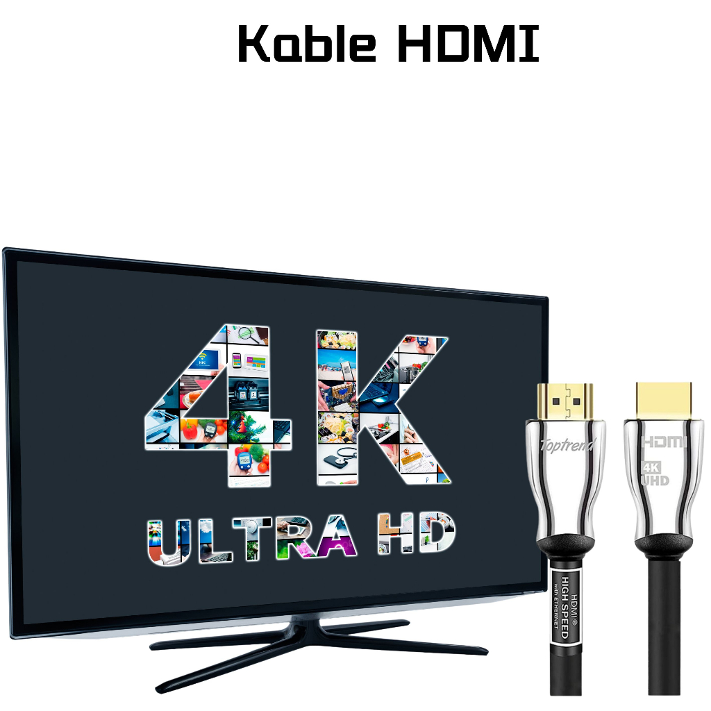 Toptrend 4K HDMI 2.0 電纜 3ft 24Gbps 優質 HDMI 電纜認證銅插頭鋁外殼 CL3 標準