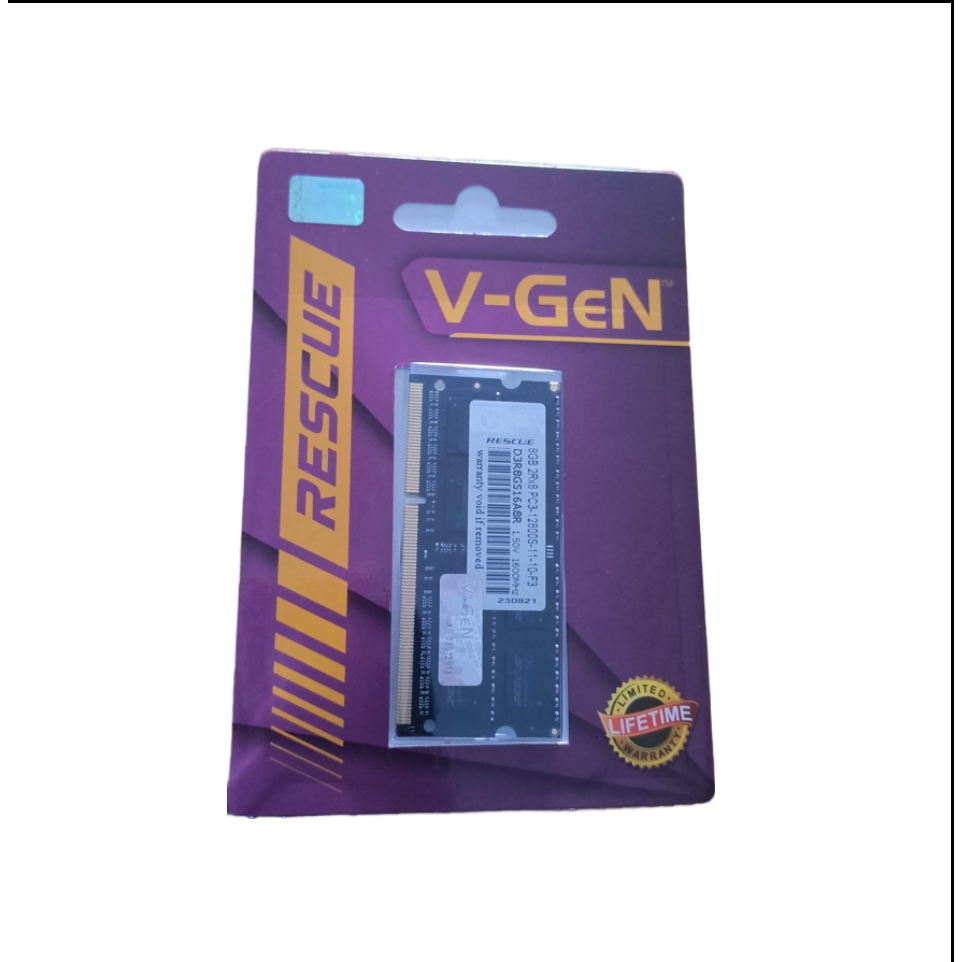 Ram DDR3 DDR4L SODimm V-GeN 救援 8GB PC1600/2400Mhz 終身保修