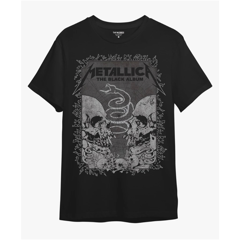 Metallica 黑色專輯樂隊 T 恤