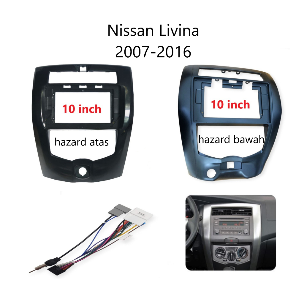 框架 10 英寸 Nissan Livina 2006 2016 面板主機 Android