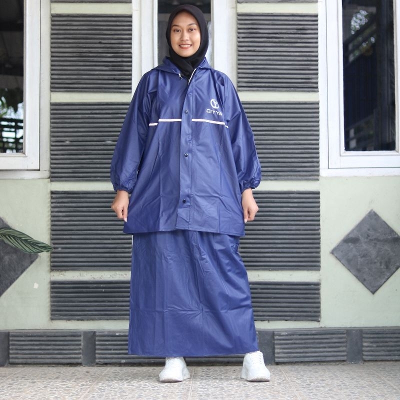 Oiyya 雨衣裙套裝成人女性按壓封口機 PVC 材料防滲