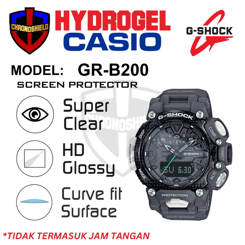 防刮卡西歐 G-Shock GR B200 GRB200 水凝膠手錶