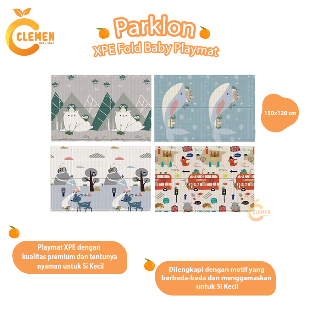 Parklon XPE 折疊嬰兒遊戲墊