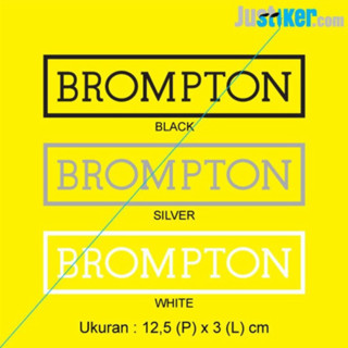 定製折疊自行車貼紙 Brompton 車架貼紙徽標 1258 防水材料