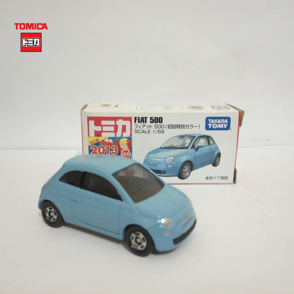 Tomica Regular No 90 Fiat 500 藍色 Takara Tomy 微型壓鑄汽車兒童玩具車