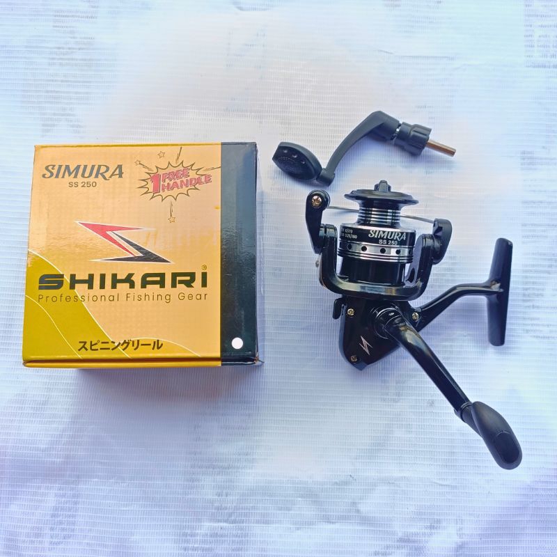 Shikari simura Ss250 卷線器 simura 釣魚捲線器