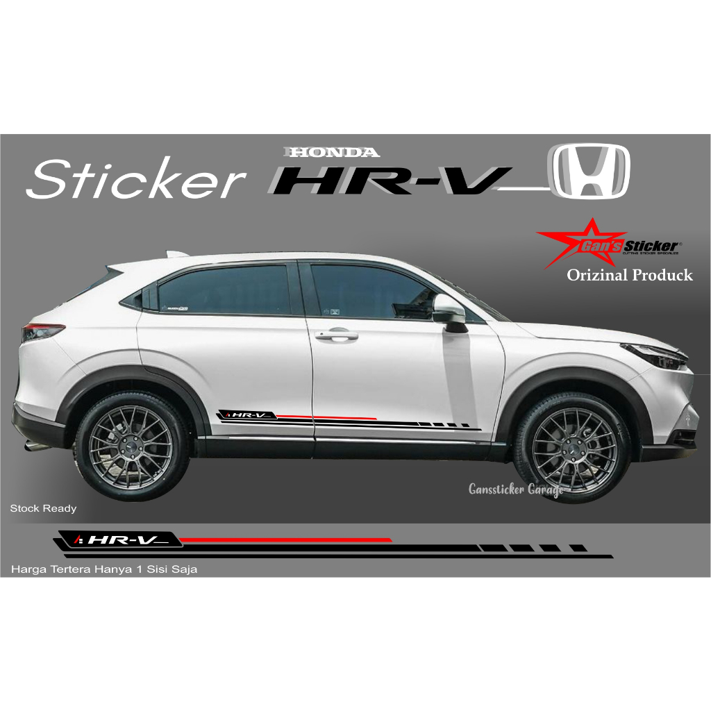 HONDA 貼紙本田 hrv 2023 配件本田 hrv 2023