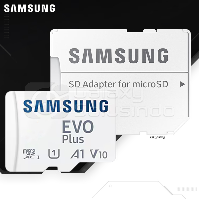 SAMSUNG 三星 EVO PLUS SDXC Micro SD 卡 128GB 高達 130mb/s 適配器