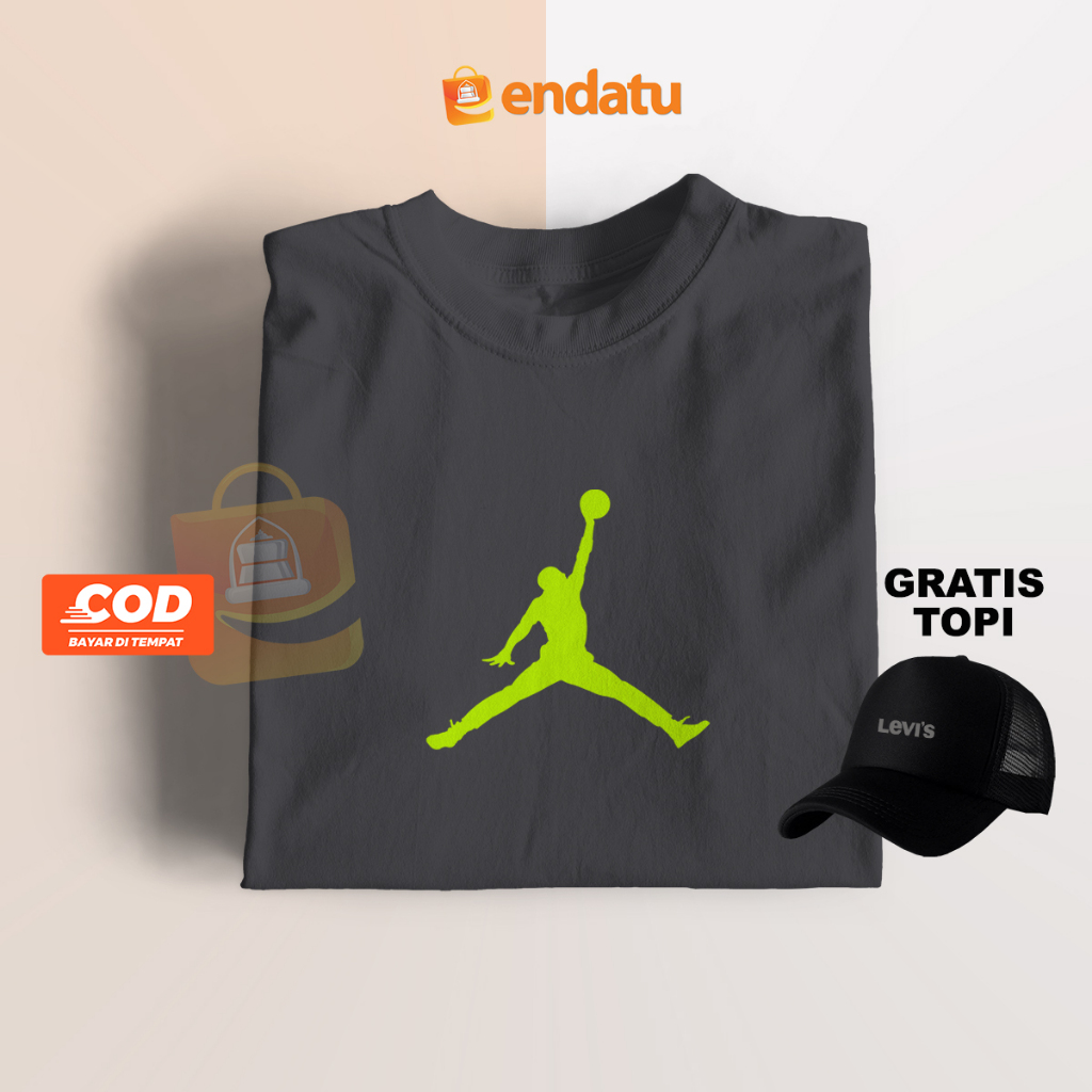 Endatu Cloth Super Save JORDAN Distro T 恤獨家發售酷 T 恤免費帽子棉 T 恤基