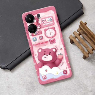 XIAOMI HP 手機殼小米 Redmi 13C Poco C65 時尚手機殼軟殼 Macaron 保護相機手機殼手機