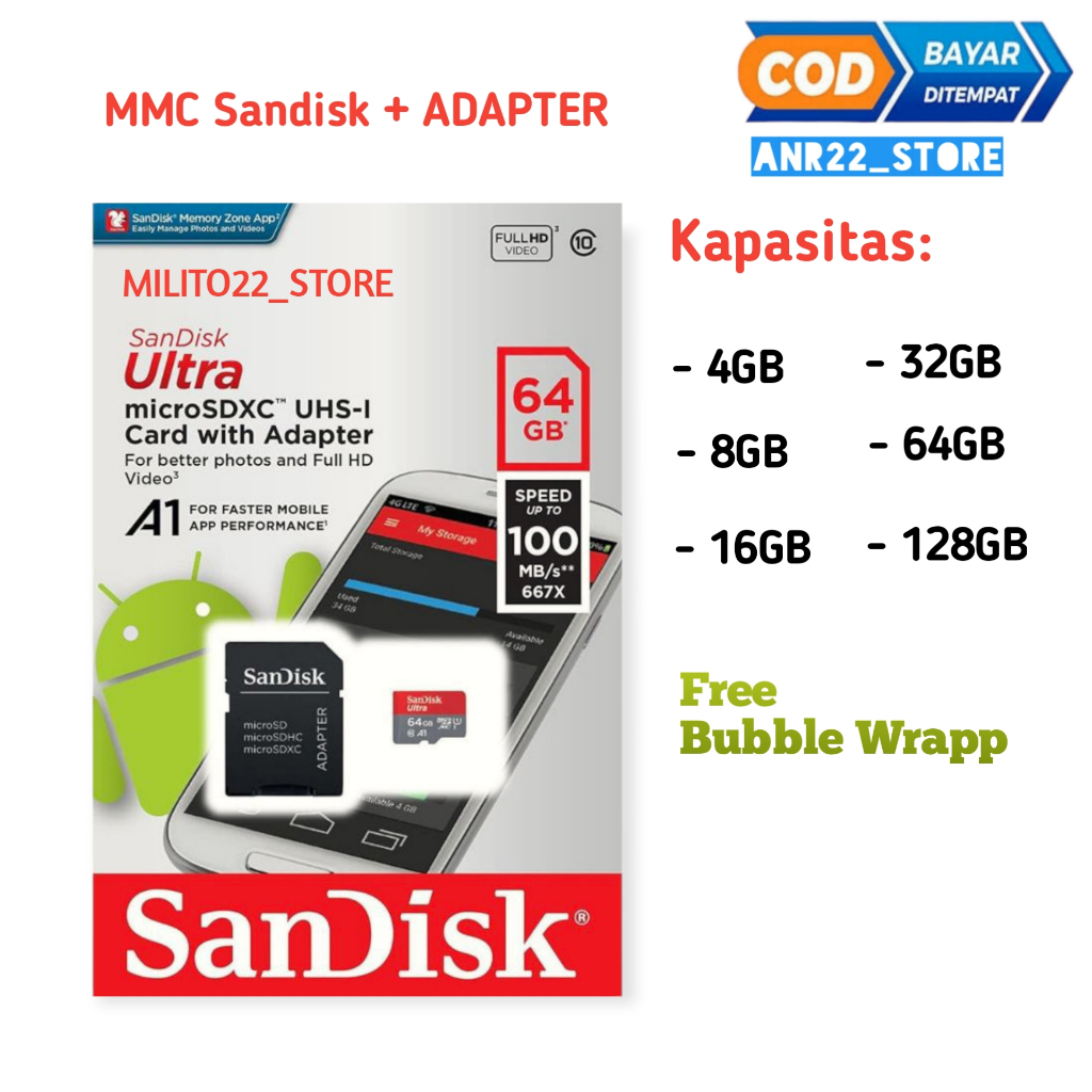 內存 SD 卡適配器 4GB/8GB/16GB/32GB/64GB/128GB 內存 MMC MICRO SD 內存 S