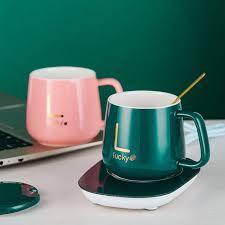 Sm Mug Cup 電動玻璃 Pamanas 飲料保溫器咖啡牛奶杯咖啡保溫器電陶瓷