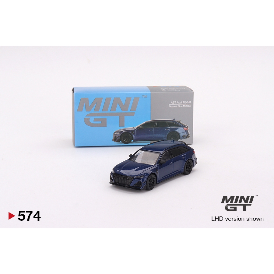 Mini GT 574 奧迪 ABT RS6-R 納瓦拉藍金屬色
