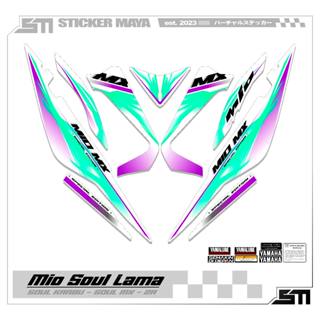 條紋 MIO SOUL LAMA MOTIF 13 SOUL Z 化油器貼紙 MIO SOUL LAMA MX STRI