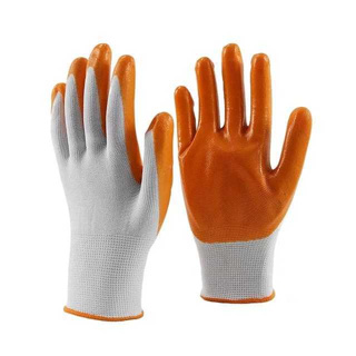 女士 PVC 塗層尼龍安全工作手套