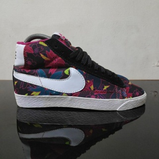 耐吉 運動鞋第二個 NIKE BLAZER MID ALOHA BLACK PINK FORCE 尺碼 37.5