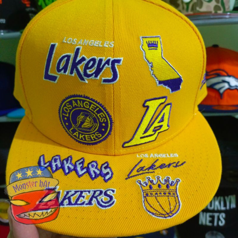New Era x NBA 洛杉磯湖人隊合身 7 頂帽子