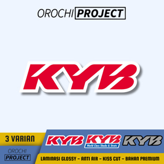 Orochi PROJECT 貼紙 KYB 貼紙摩托車 KYB 貼紙 Logo KYB 貼紙美學貼紙包貼紙乙烯基防水防水