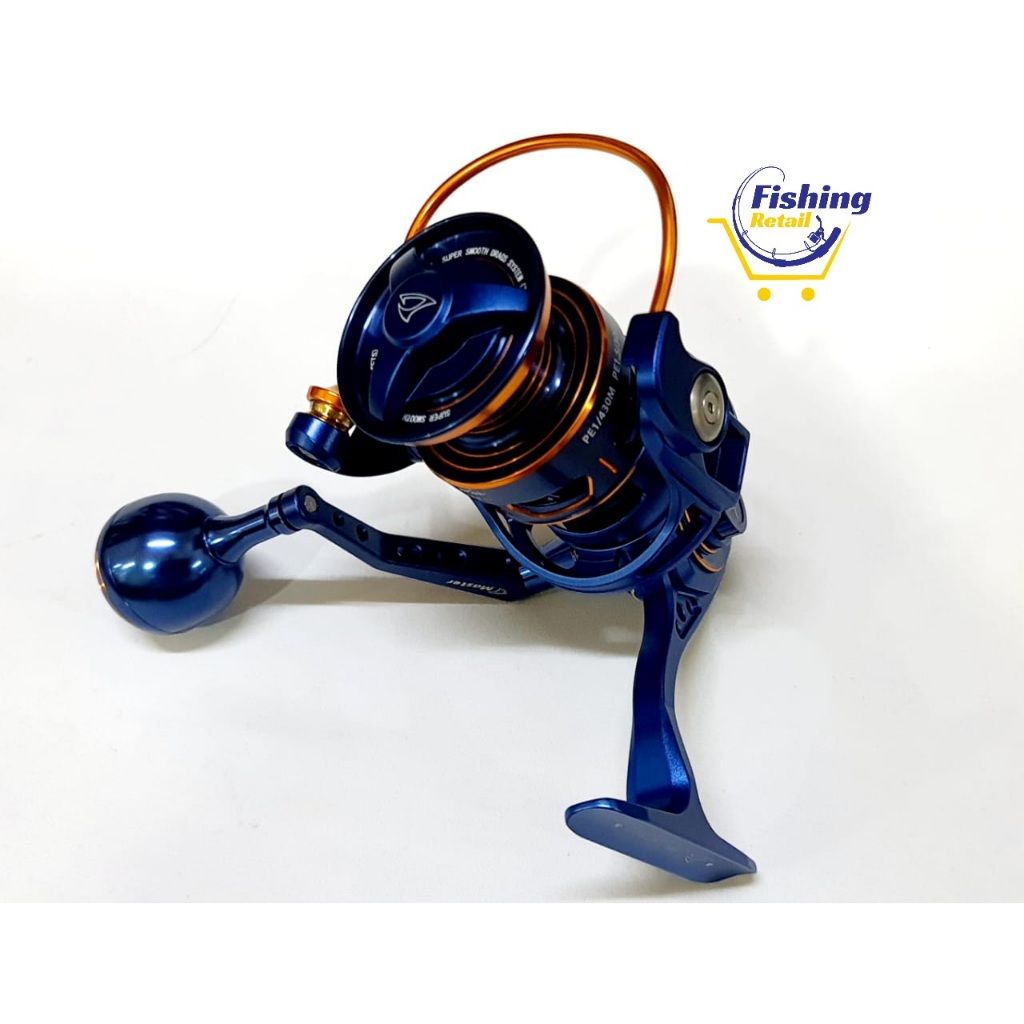 Jigging Master JM Super Star Spinning Reel (Model: 3000XH / Red