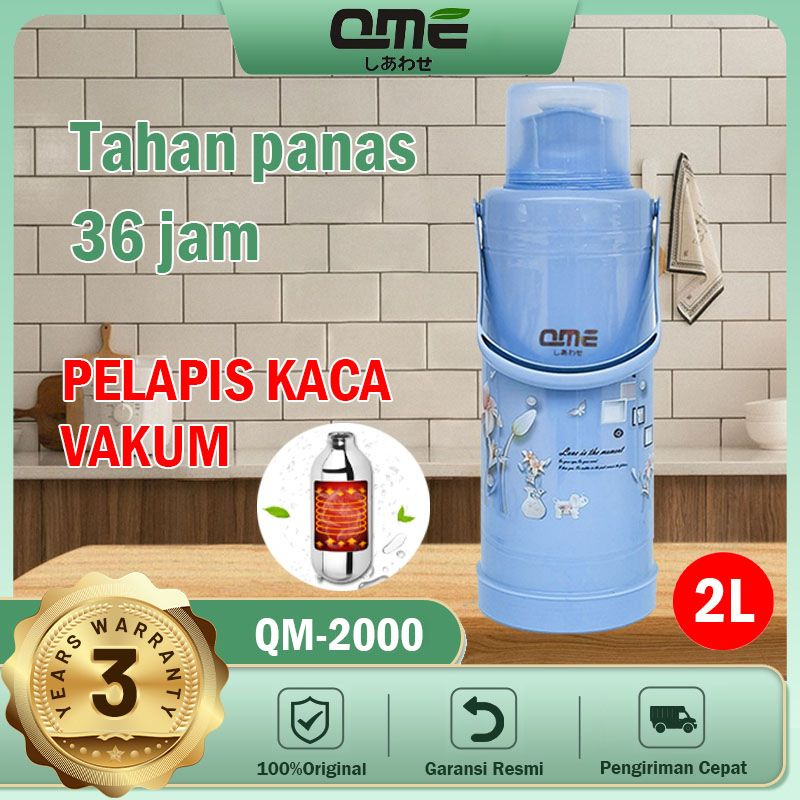Termos Qme 2 升熱水保溫瓶 2000ml 冷水保溫瓶