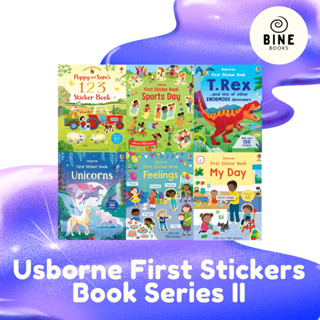 Usborne First Stickers Book系列II兒童貼紙書