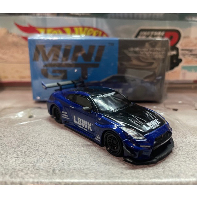 NISSAN Mini GT LB Works 日產 GTR R35 LBWK 藍色