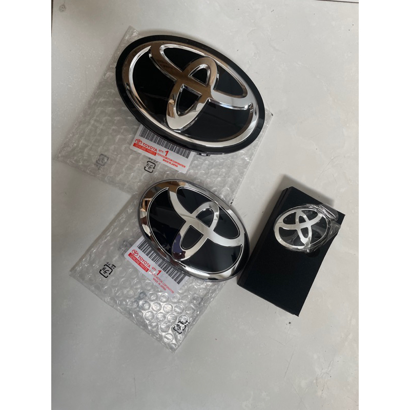 豐田 Emblem 黑色 Toyota Fortuner GR TRD sportivo VRZ Hilux 玻璃外觀光