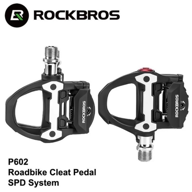 Rockbros P602 踏板夾板自行車鞋 spd 系統適用於公路自行車鞋