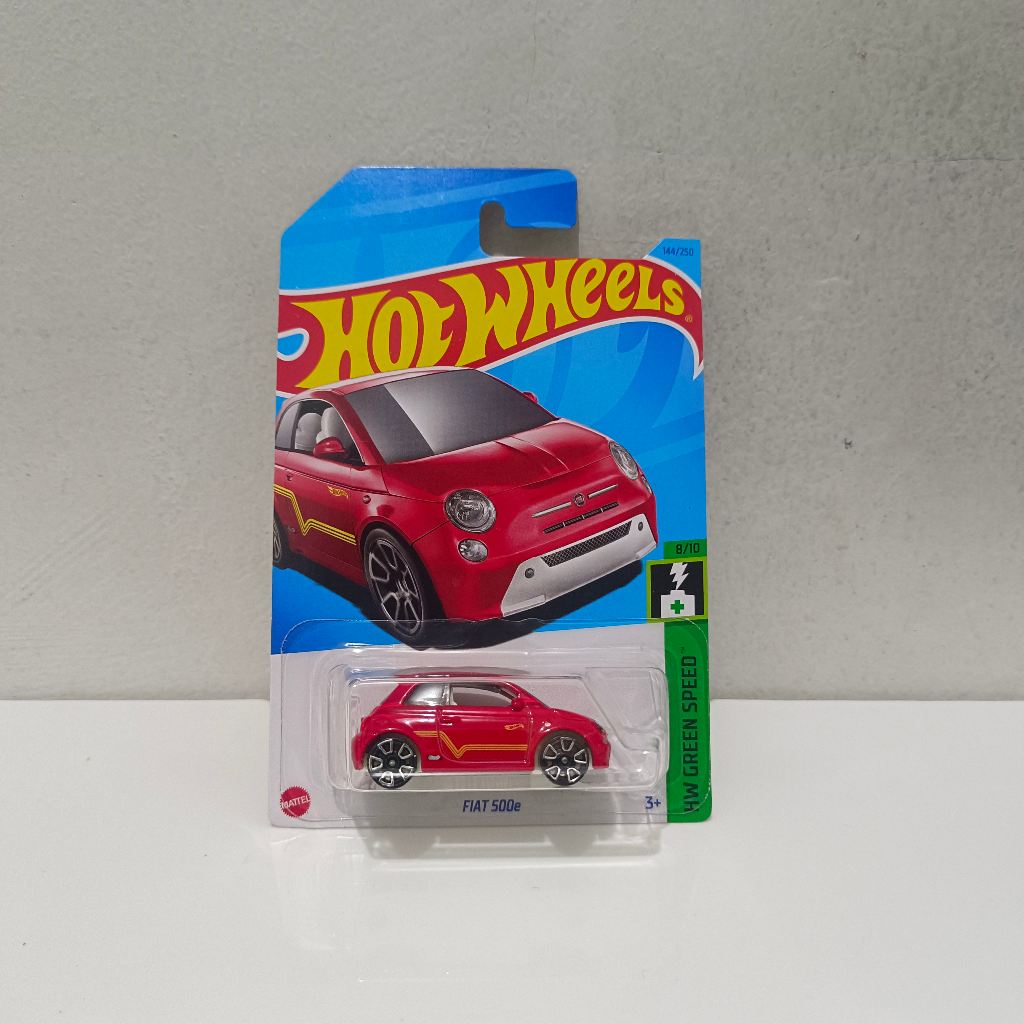 Merah Hotwheels FIAT 500e 紅色 WH GREEN SPEED 兒童玩具