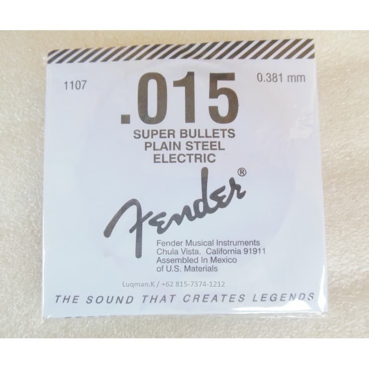 Fender Parts 吉他弦 0.15 打