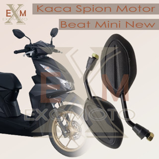 HONDA 適用於所有本田 Vario Supra Revo Scoopy 摩托車的通用迷你 Beat 後視鏡