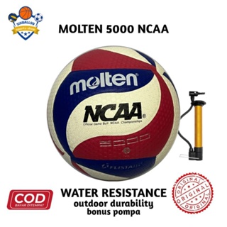 Molten 5000ncaa 排球原裝排球排球排球排球 MOLTEN 防水