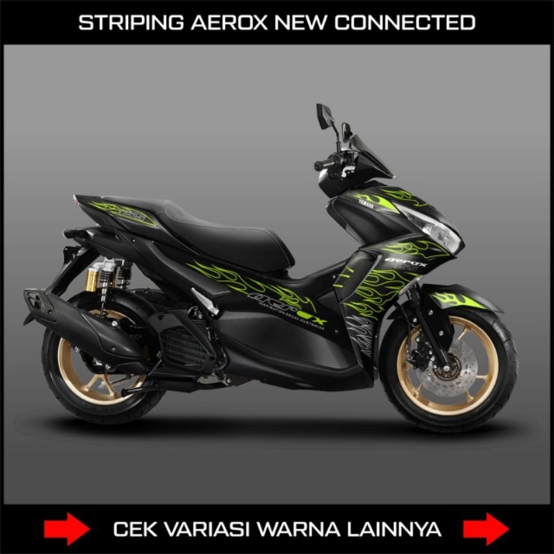 山葉 貼紙 Yamaha Aerox 155 全新 2020-2024 Grapis Api 01 條紋電機 Aerox