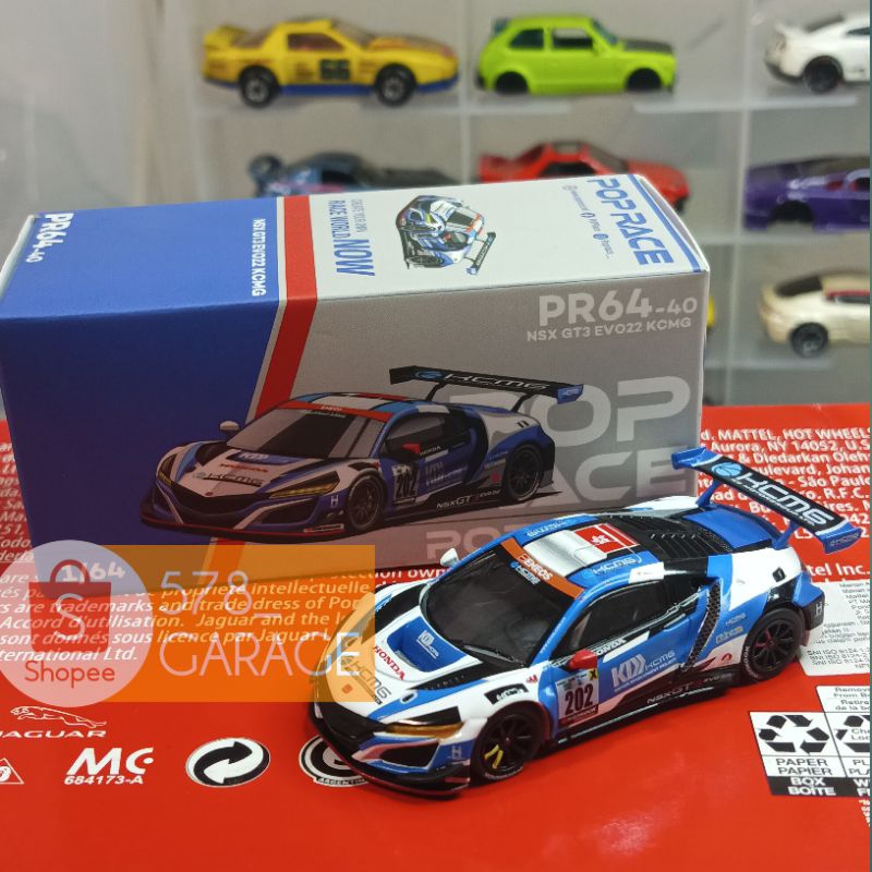 Poprace PR64-40 NSX GT3 EVO22 KCMG 藍色未密封無密封