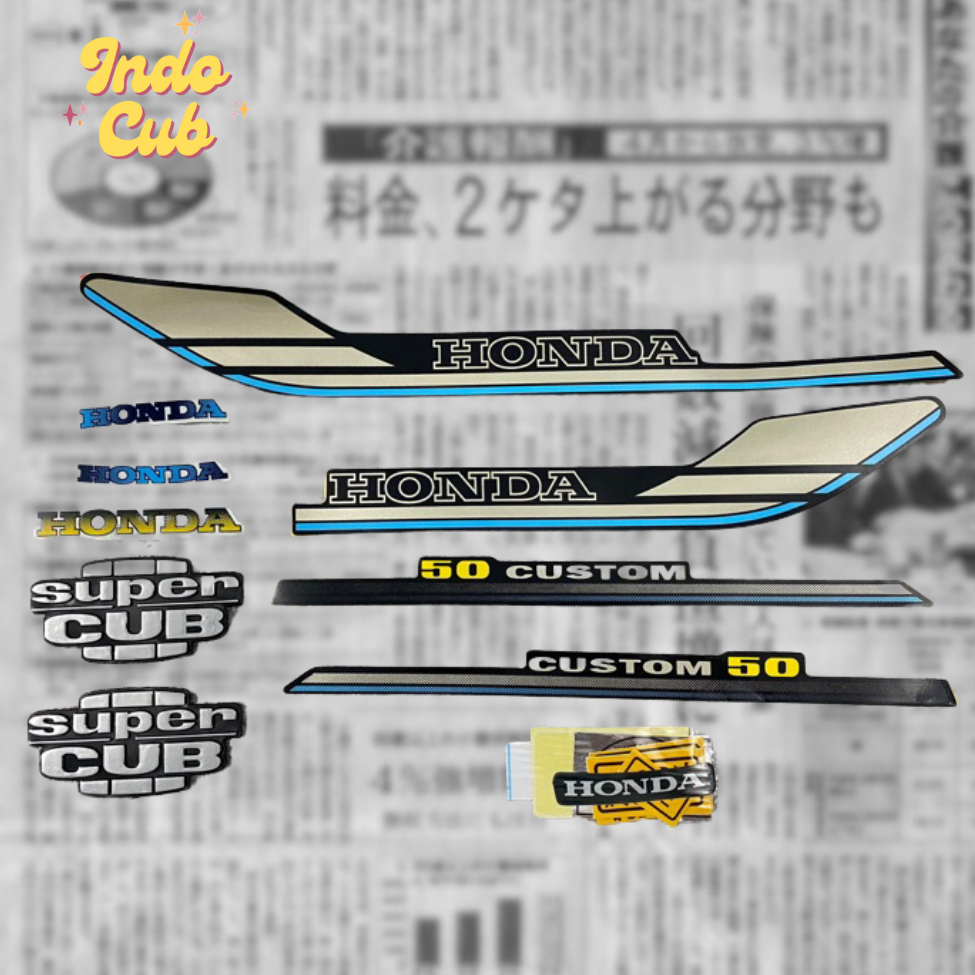 HONDA 條紋貼紙車身本田 Supercub JDM 50