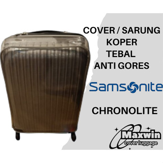 Samsonite Chronolite 防水厚 PVC 塑料行李箱保護套