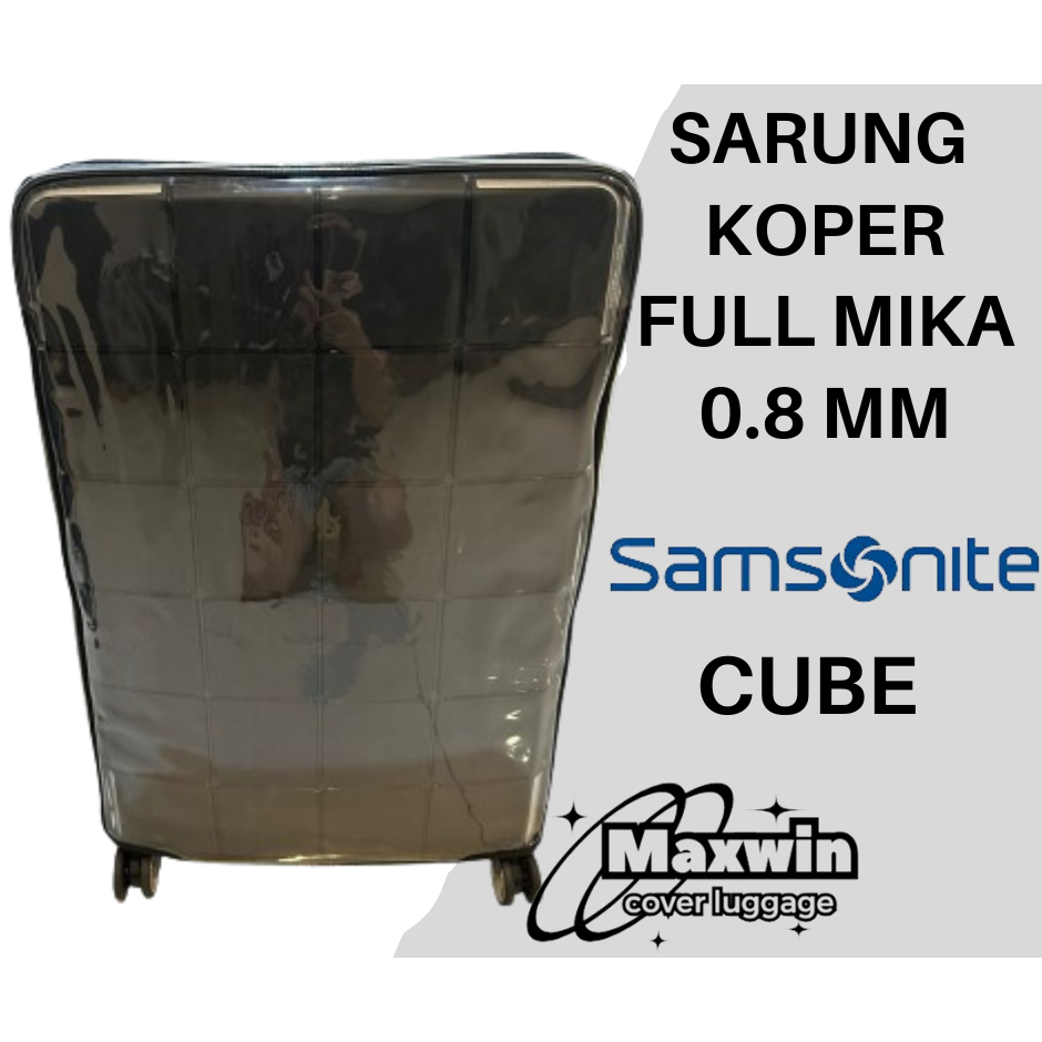 SAMSONITE Mika 全塑料手提箱蓋 0.8 毫米厚保護蓋適用於新秀麗立方體品牌