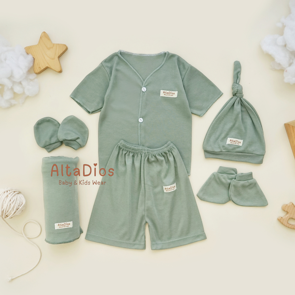 Altadiosbaby 禮物 BASIC 新生嬰兒衣服嬰兒襁褓套裝嬰兒帽子手套和襪子嬰兒用品新生嬰兒襁褓 JUMBO