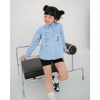 Katun KEMEJA Moriarthy 襯衫 Hunny Bunny 兒童襯衫上衣 Cross edgy 襯衫兒童