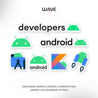 切割貼紙乙烯基 IT 程式設計防水 Android Studio Jetpack 開發單元