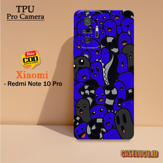 REDMI HP XIAOMI 最新小米紅米 Note 10 Pro 手機殼時尚手機殼塗鴉手機殼紅米手機 Note 10