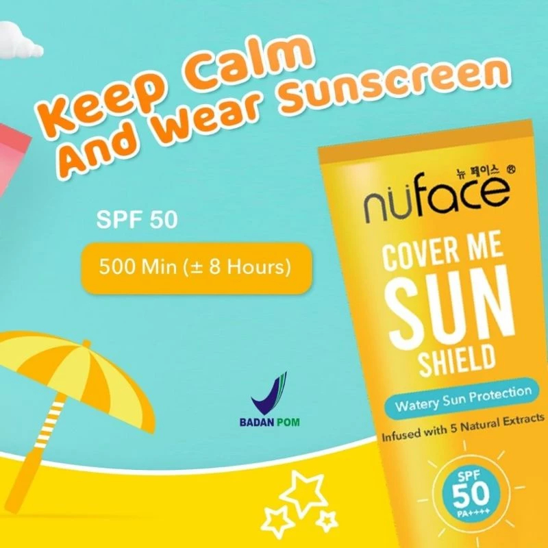 Qeila Nuface Cover Me Sun Shield 水性防曬 SPF 50 PA Nuface 防曬霜 5