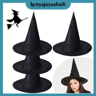 Kenyajayaabadi 女巫帽哈利波特女巫帽女巫帽服裝女巫萬聖節帽子