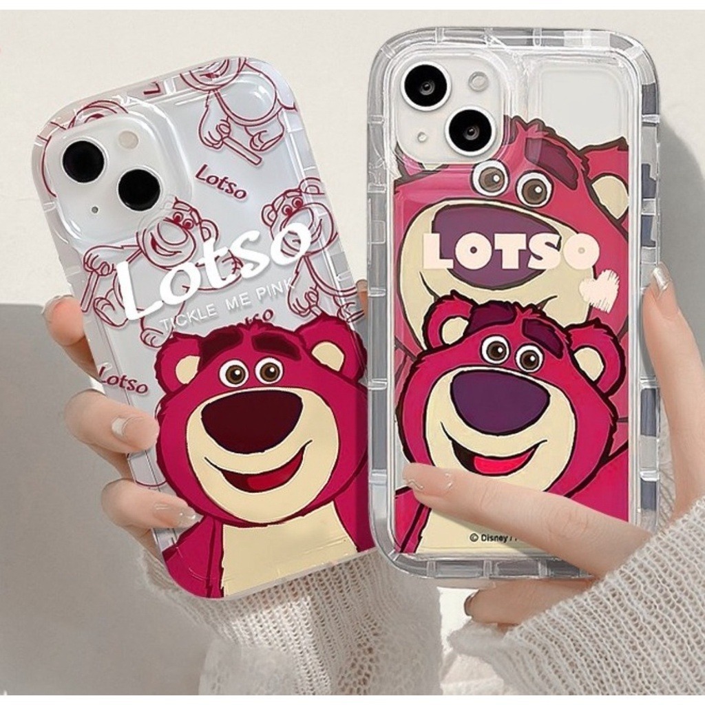 SAMSUNG Bs OFTCASE 矽膠軟殼外殼透明 TPU 可愛草莓 LOTSO 適用於三星 J2 PRIME J7