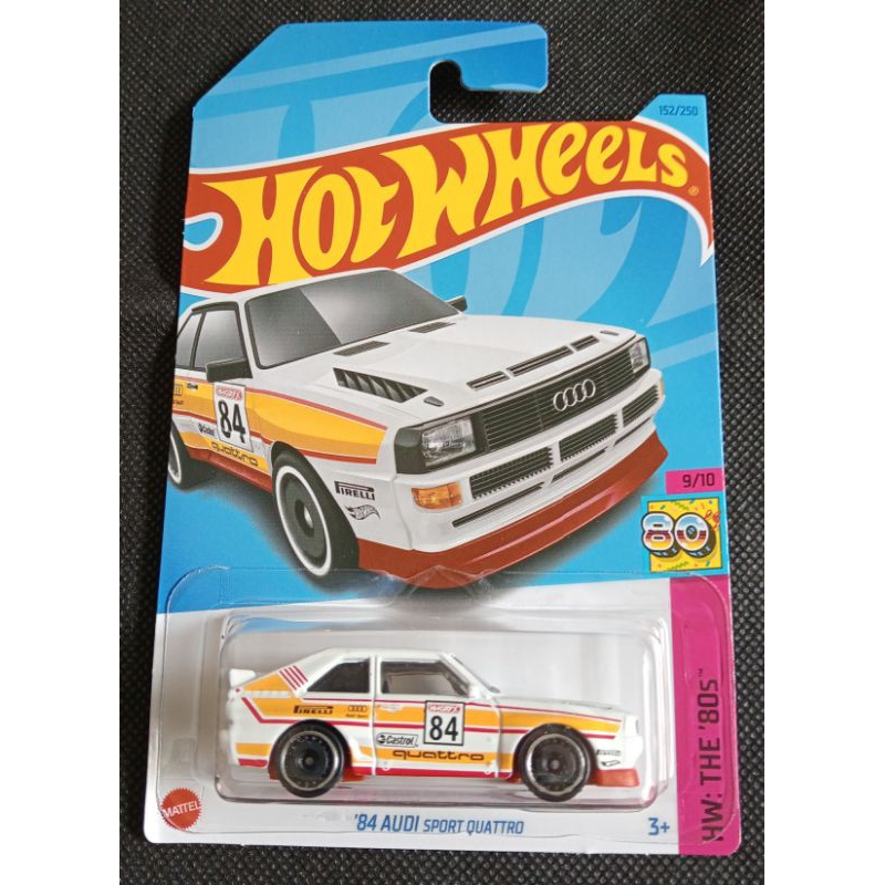 HOT WHEELS Putih 風火輪 84 奧迪 SPORT QUATTRO 白色白色