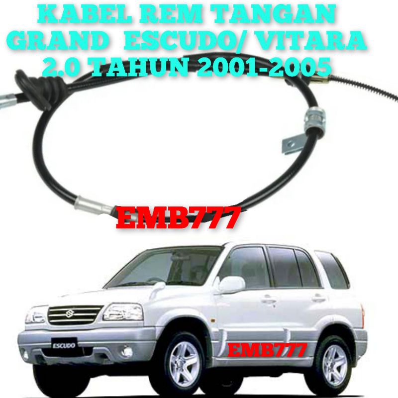 Grand ESCUDO VITARA XL7 2.0 後手剎拉線 2001-2005