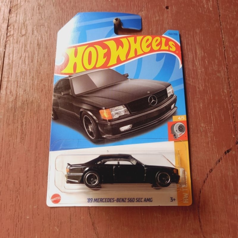 HOT WHEELS 風火輪 89 MERCEDES BENZ 560 SEC AMG 黑色