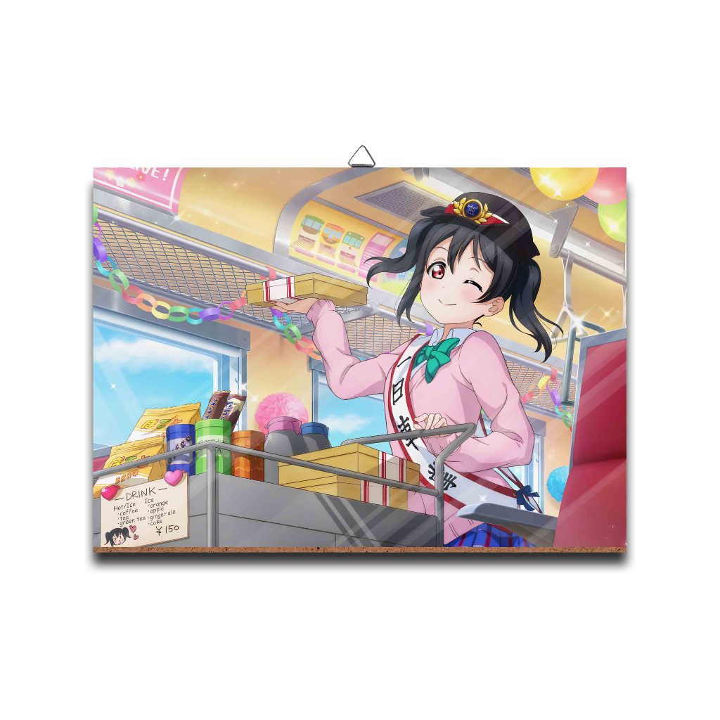 Kayu 木牆海報動漫 Love Live YAZAWA NICO SCHOOL 偶像	100 米德夫