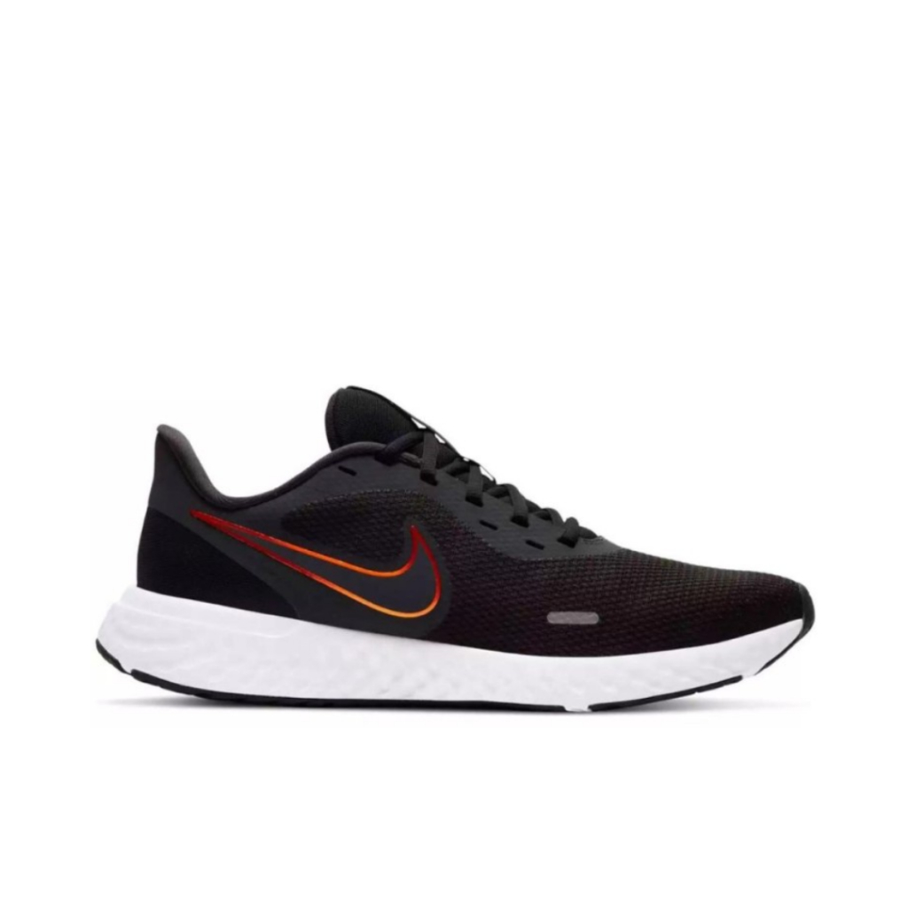 耐吉 Nike Revolution 5 跑鞋 BQ3204 014 黑橙