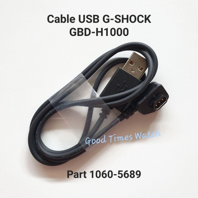 電纜 USB 充電器 G-SHOCK GBD-H1000 GBD H1000 卡西歐原裝